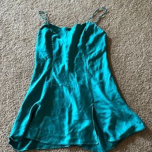 blue victoria secret slip dress!